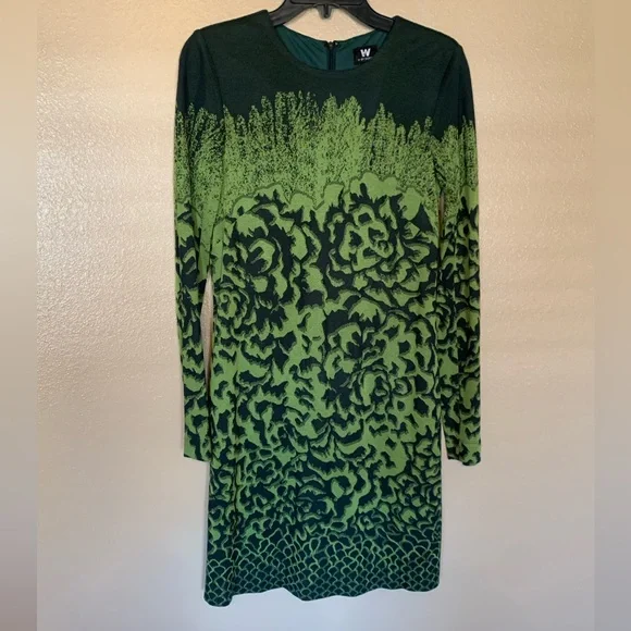 W by Worth Dresses Unique W By Worth Long Sleeve Shift Dress